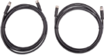 Male to Female 3 pole 2 m (bag of 2)