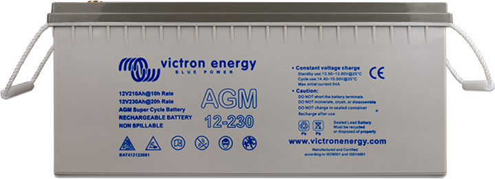 364_513_20180705110825 12V/15Ah AGM Super Cycle Batt. (Faston 6.3x0.8mm) - Görsel 1