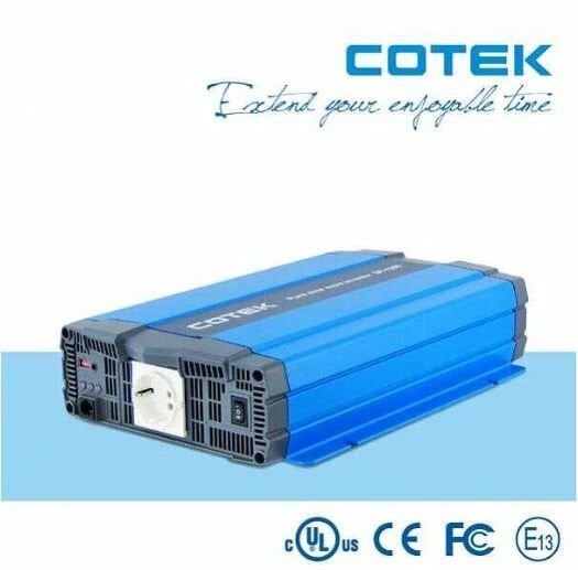 st1500-224 Cotek 24V 1500W Tam Sinüs Inverter - Görsel 1
