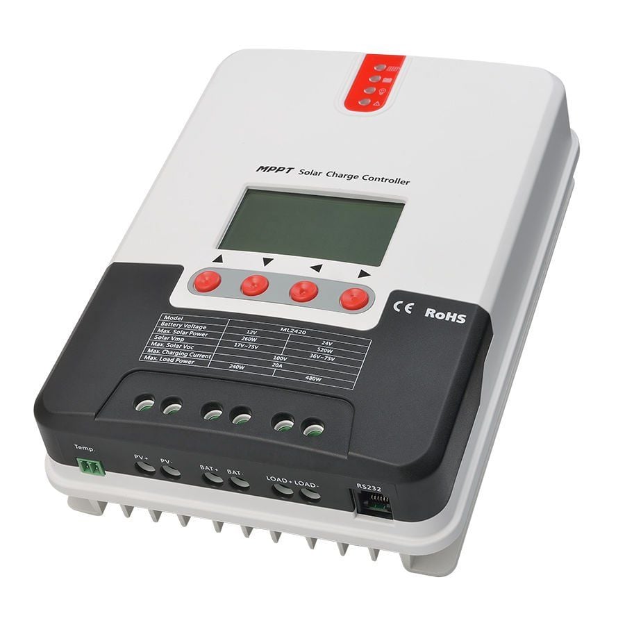 ml2420 12/24V 30A MPPT Solar Charge Controller ML2430 - Görsel 1